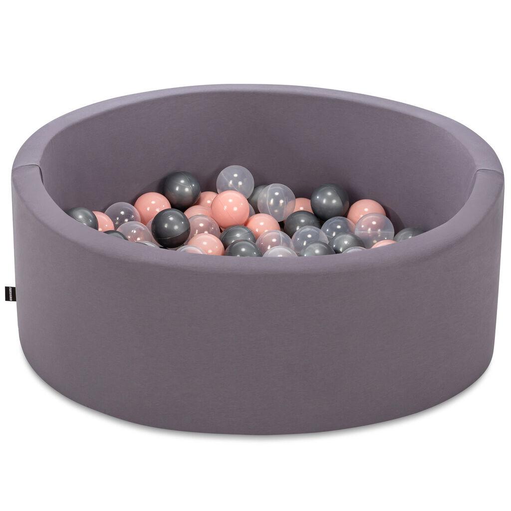 Aberto Design Bazen sa lopticama, Bubble Pops v11, 85x85x30 cm, Sivi