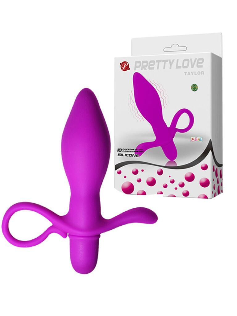 Analni vibrator Taylor, 13.3cm, Ljubičasti