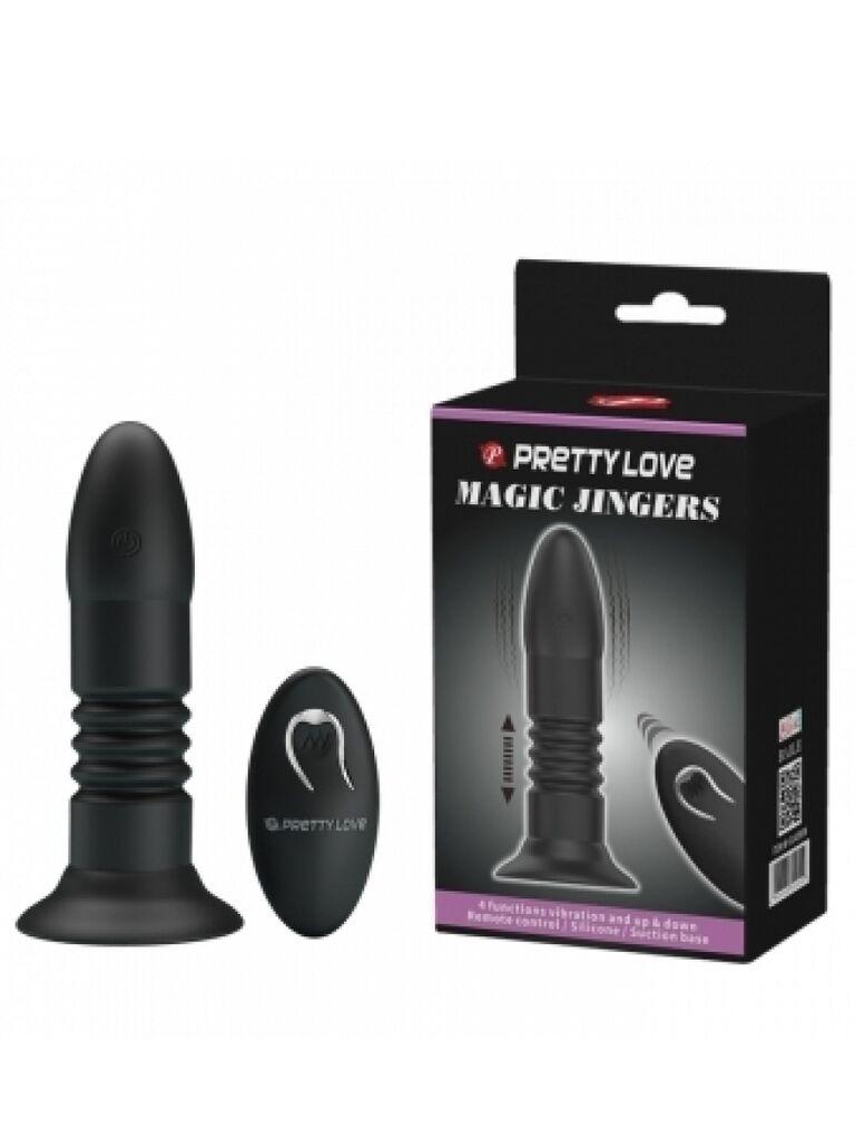 Butt plug Pretty Love Magic Jingers, Crni