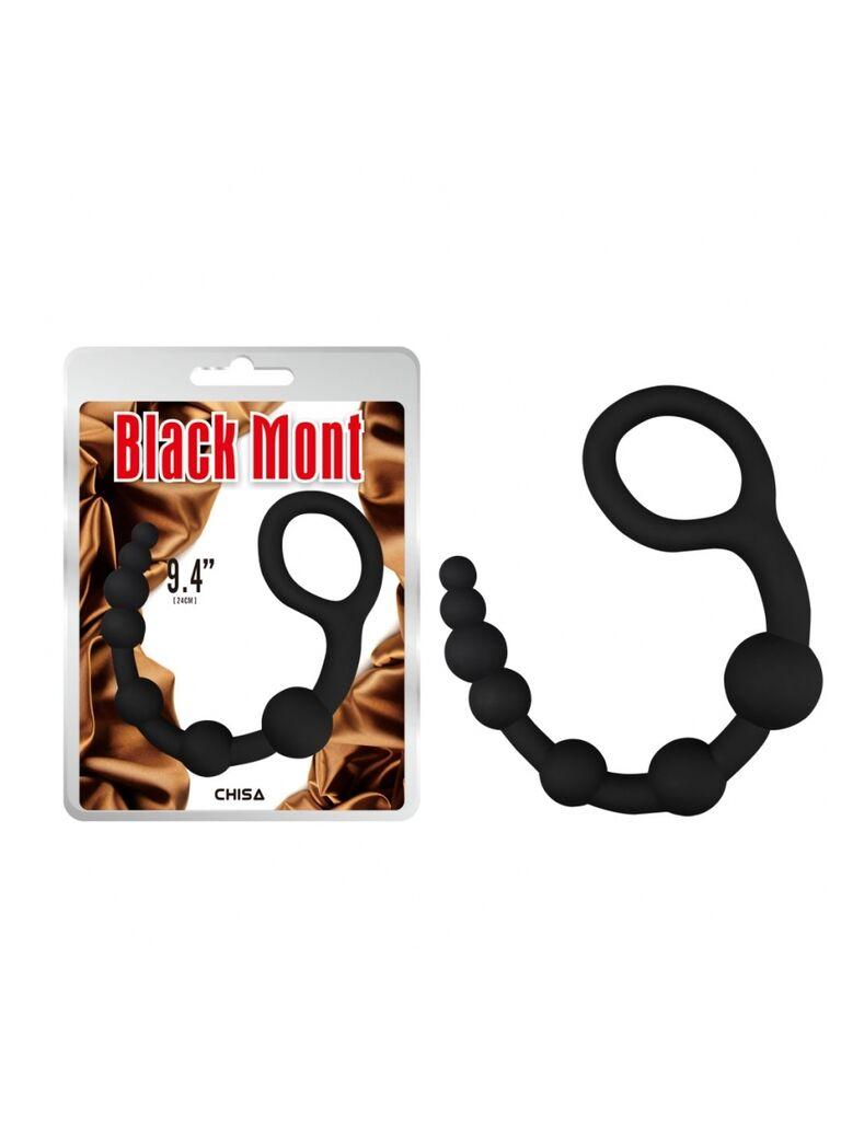 Analne kuglice Power Boyfriend Beads, 40cm, Crne