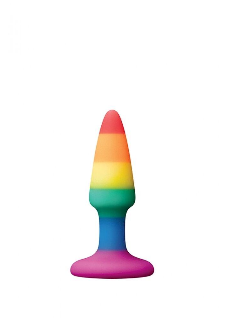 Butt plug Colorful love Mini, Šareni