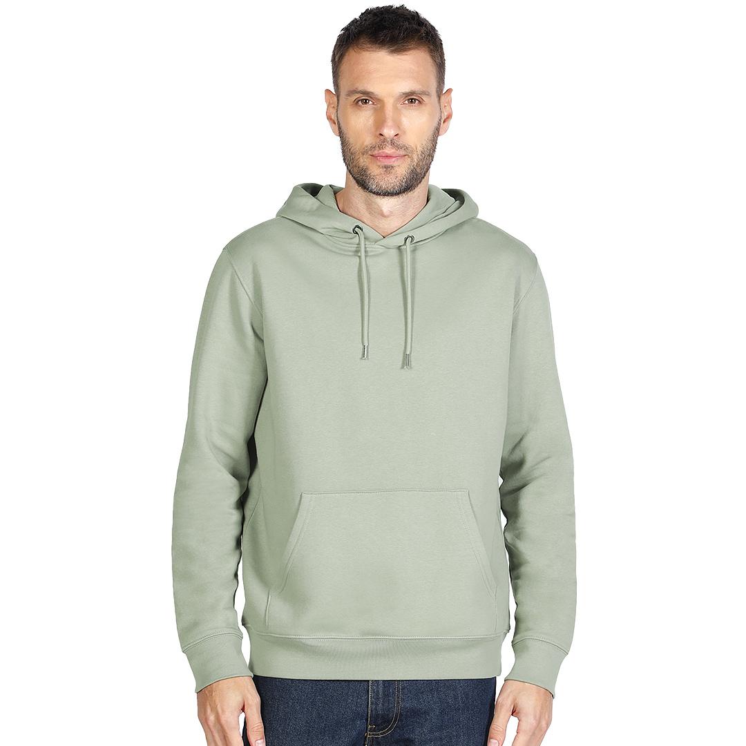 EXPLODE Nature basic Muški duks sa kapuljačom, Organski pamuk, 280 g/m7 Zeleni