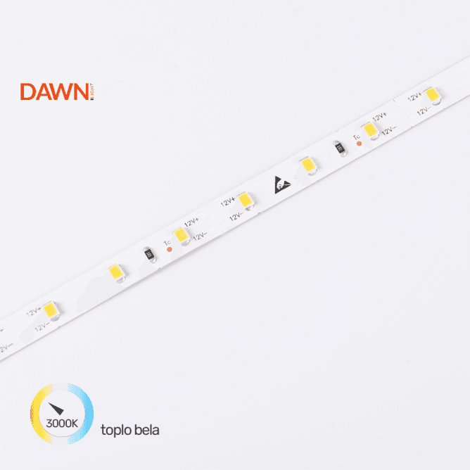 DAWN LED Traka Hl 2835-60-Ww, 12V, Ip20, 5Met, 4.8W/M, 8mm