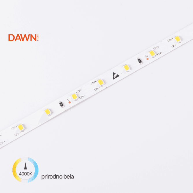 DAWN LED Traka Hl 2835-60-Nw, 12V, Ip20, 5Met, 4.8W/M, 8mm
