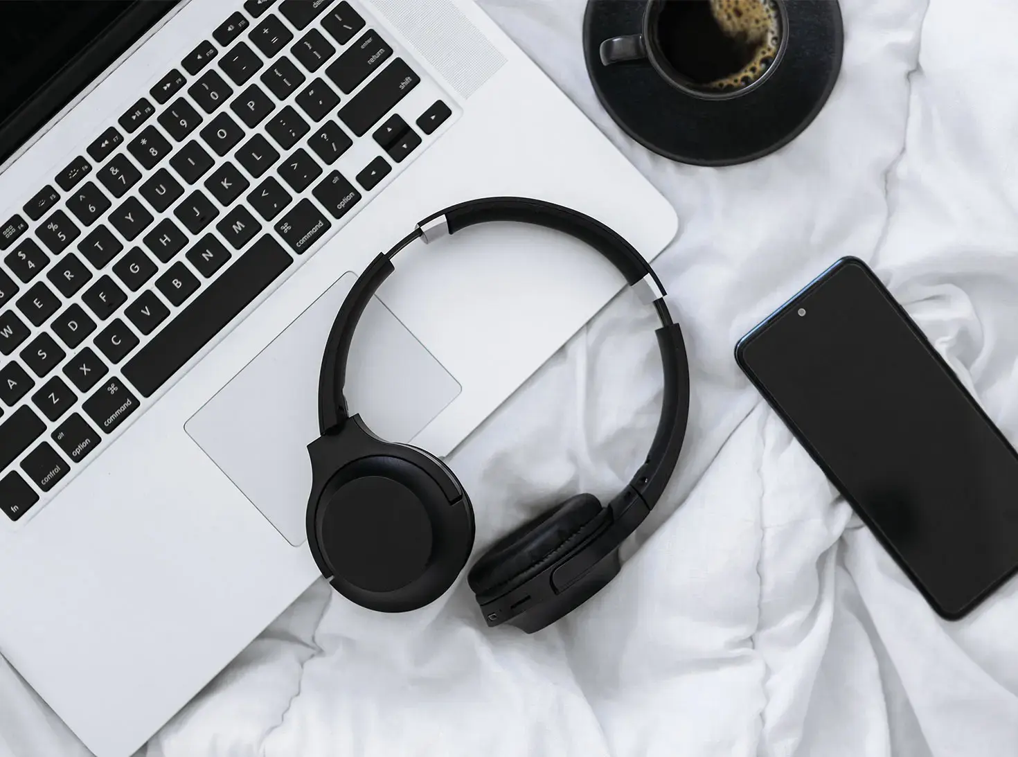 PIXO Stage Sklopive bežične slušalice Crne