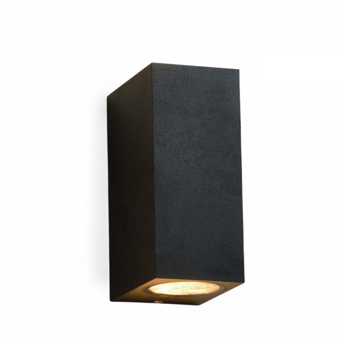 HOME LIGHT Zidna svetiljka W10412, 2xGu10, IP65, Crna