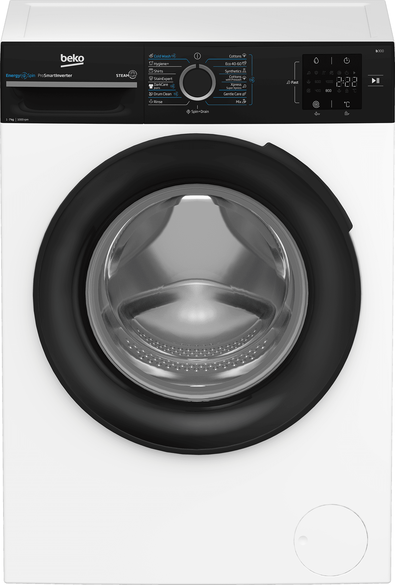 Beko Mašina za pranje veša BM3WFSU37013WPBB, 7kg, 1000 rpm, Bela