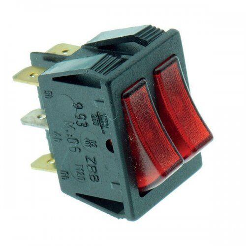 Dupli prekidač kvarcne sa tinjalicom DS 401 ZBB 12