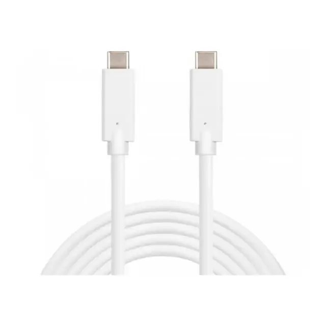 Sandberg Kabl 136-17 USB-C na USB-C, 2 m, 65W, Beli