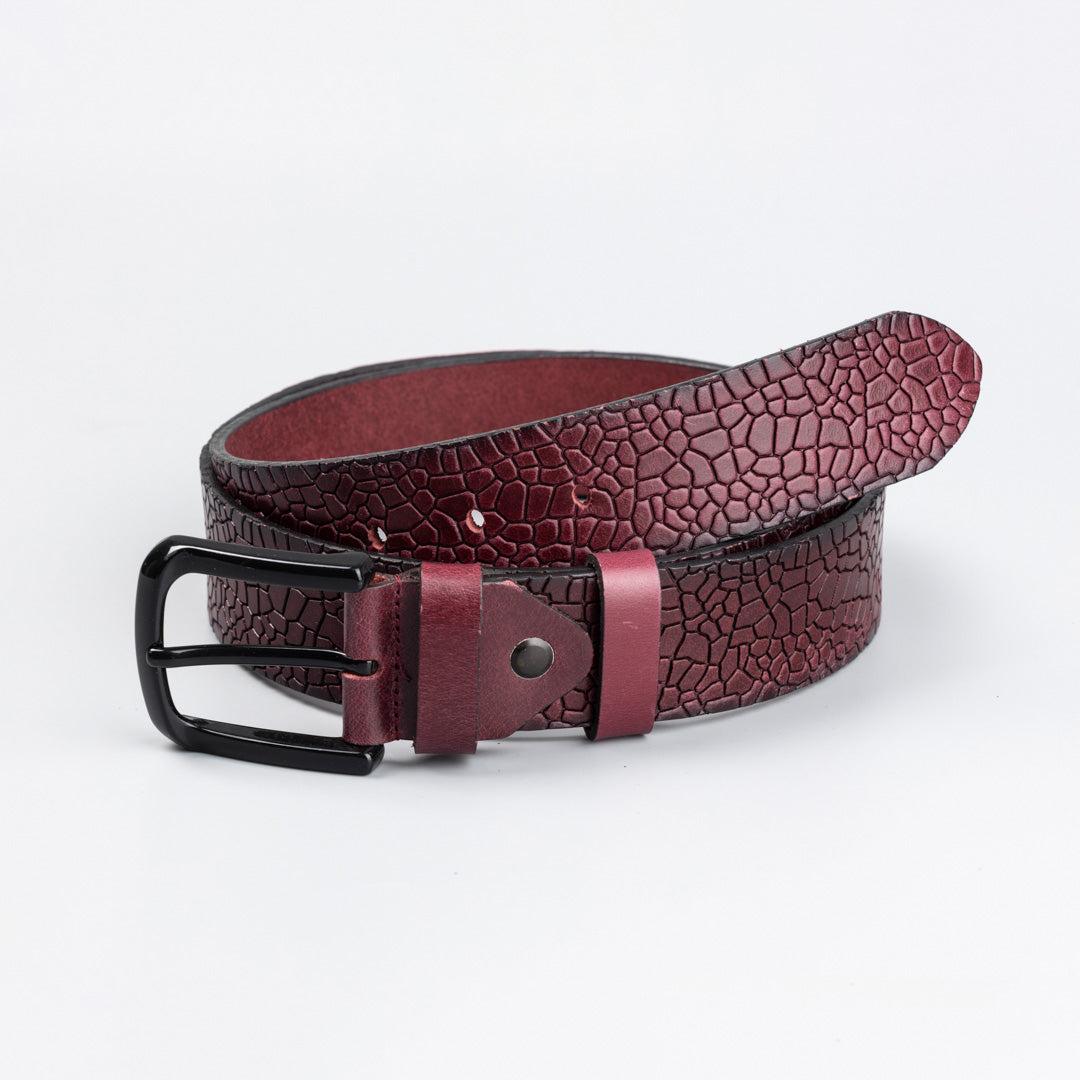 Duomos Muški kaiš, Kožni, 105 cm, Bordo