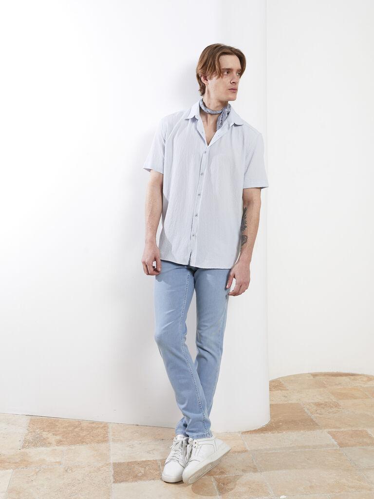 LC Waikiki Muška košulja S2CF37Z8-S0S, Plava