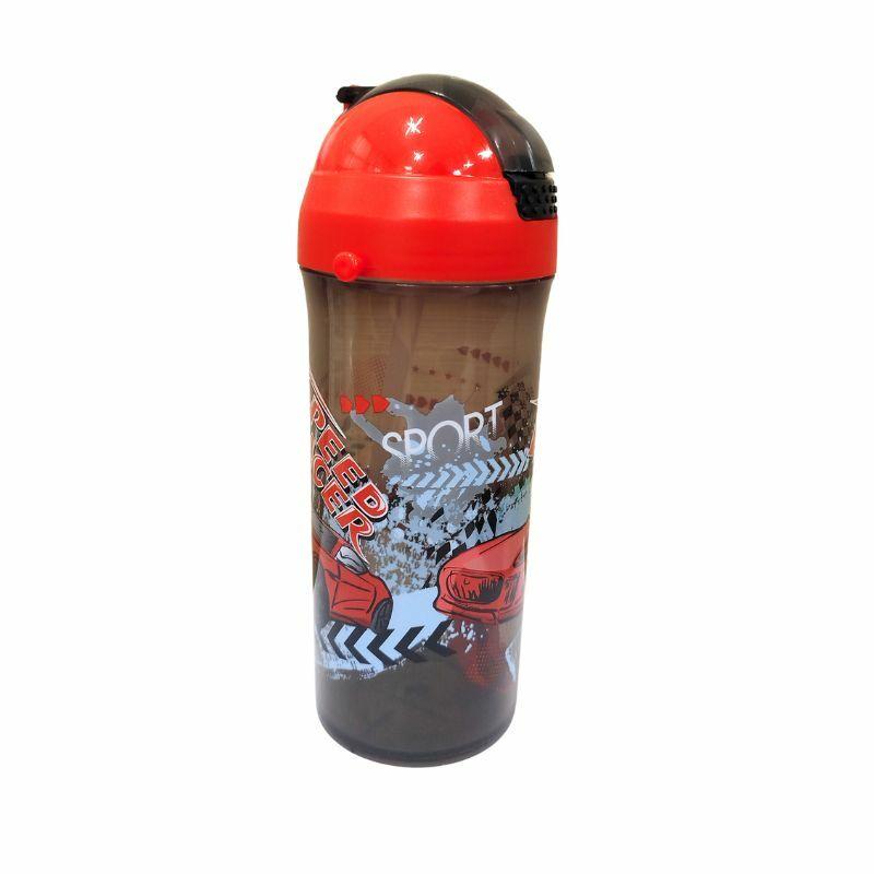 Herevin Flašica za vodu Dino club 161811-066, 610ml, Crno-crvena