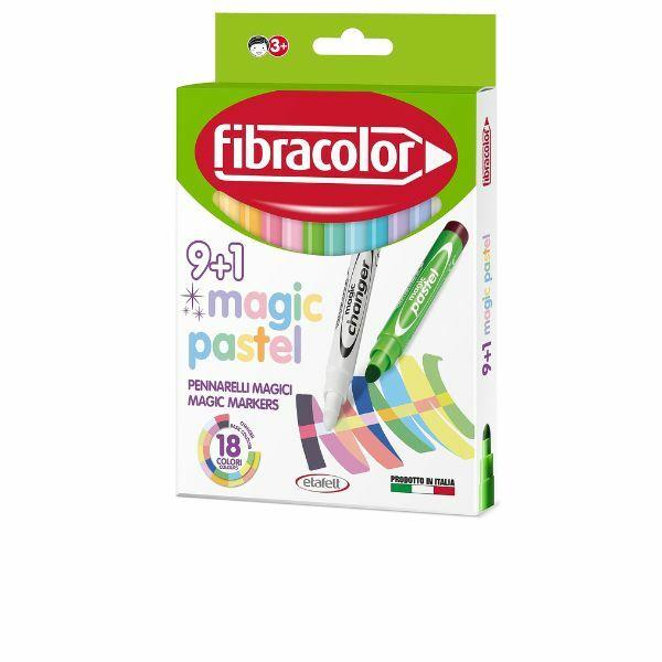 Fibra Color Magični patelni flomasteri, 9+1 komad