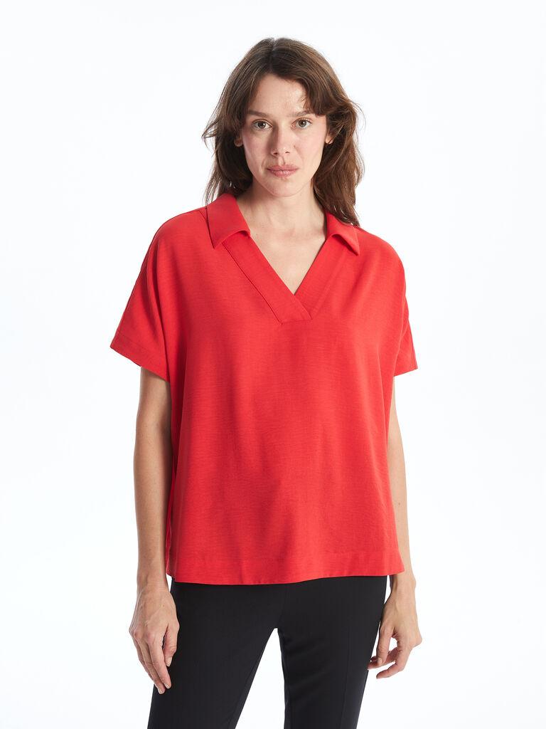 LC Waikiki Ženska bluza S59843Z8-H0P, Crvena