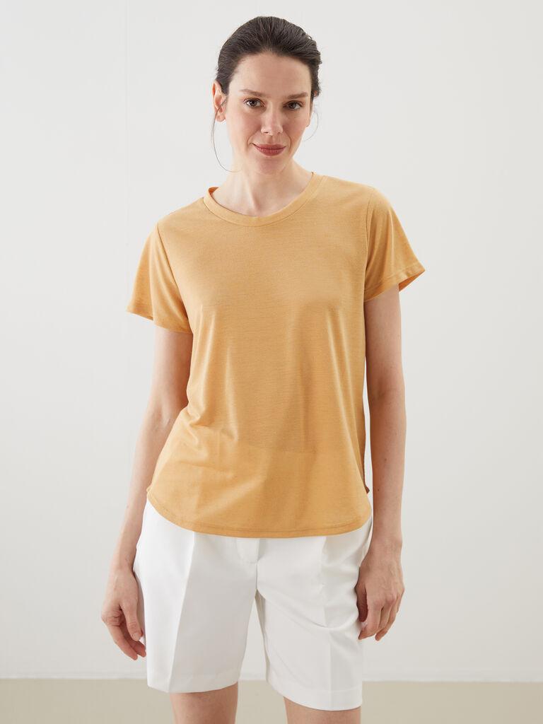 LC Waikiki Ženska majica S5FP52Z8-GFE, Bež