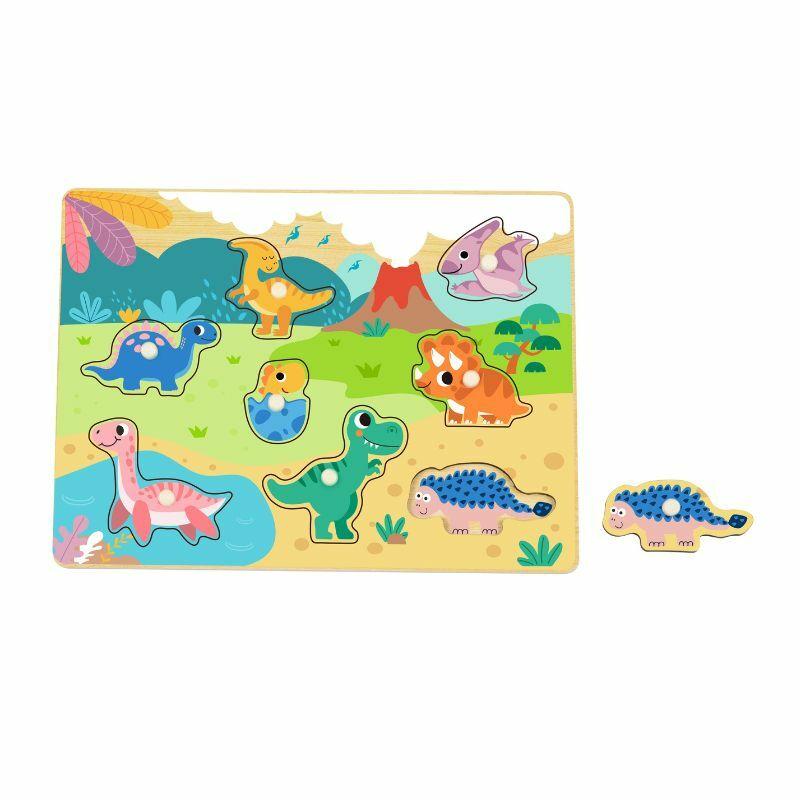 Tooky Toy Drvene Umetaljke Dinosaurusi Hp017
