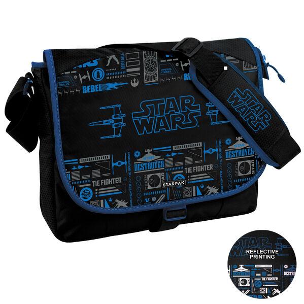 Starpak Torba na rame Stars Wars STK 60-48 372675, 28 x 35 x 9 cm, Plava