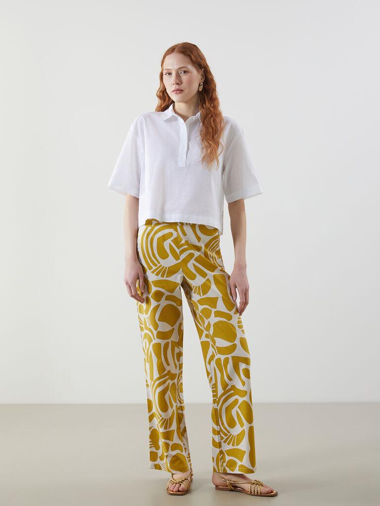 LC Waikiki Ženske pantalone S5J501Z8-LRR, Zelene