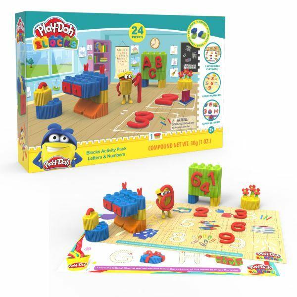 Bildo Kocke za decu sa plastelinom Škola 3404, 24 komada