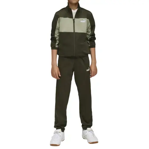 Puma Komplet trenerka za dečake, Maslinasta