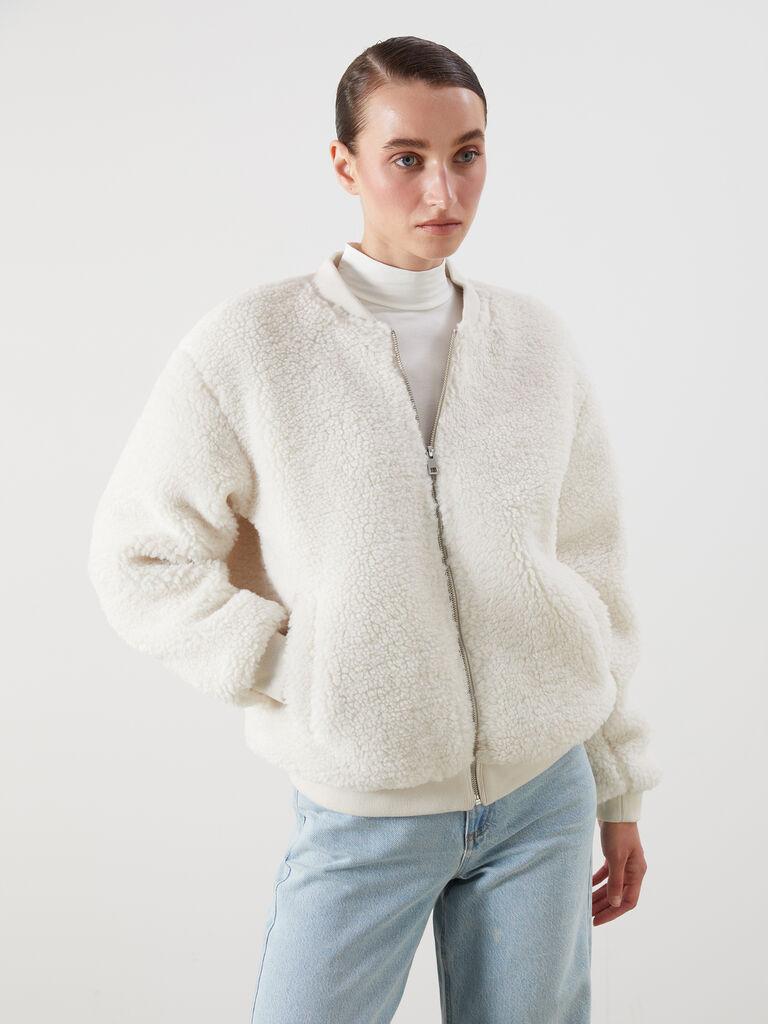 LC Waikiki Ženska jakna W54198Z8-R9J, Krem