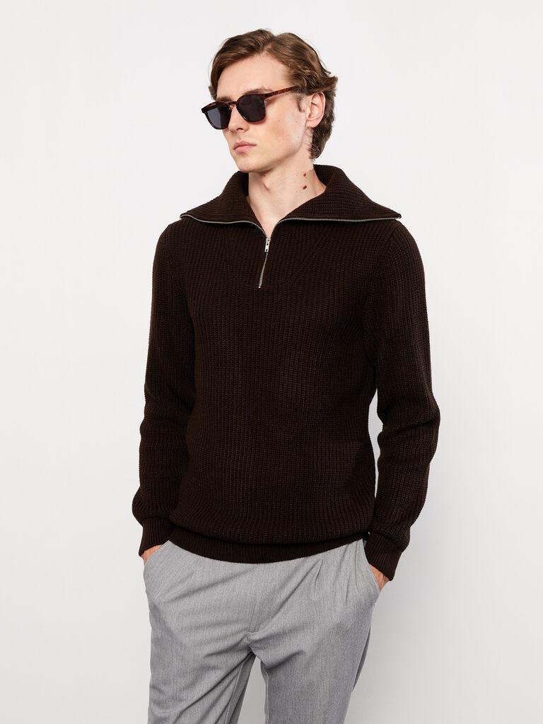 LC Waikiki Muški džemper W2AE74Z8-HEC, Braon