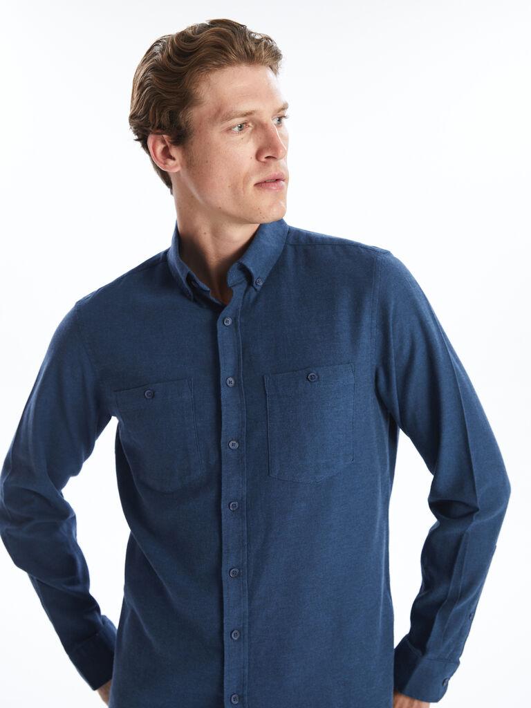 LC Waikiki Muška košulja W52932Z8-CS6, Indigo