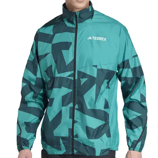 Adidas Muška jakna MT Print Wind J, Tirkizna