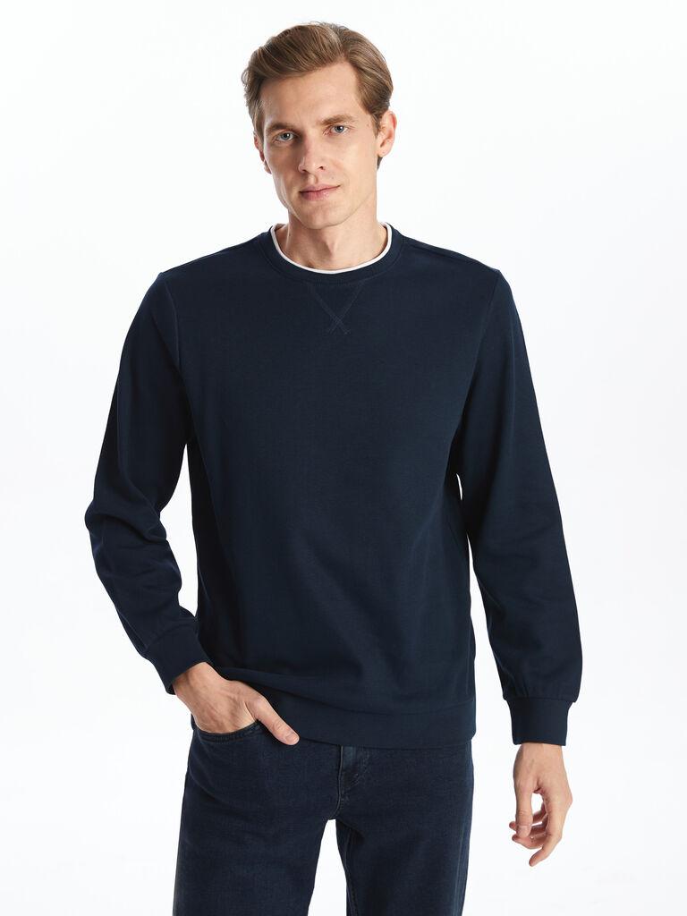 LC Waikiki Muški duks W54518Z8-DWP, Teget