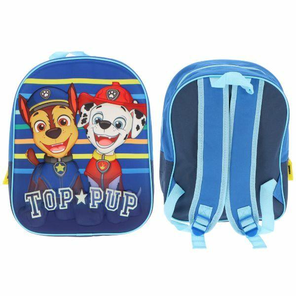 Ranac za dečake Patrolne šape 3D 2100004068, 30 x 10 x 26 cm, Plavi