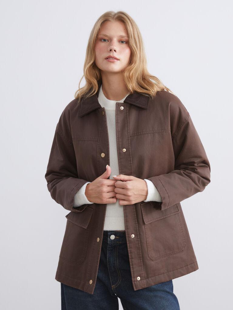 LC Waikiki Ženska jakna W52619Z8-D7V, Braon