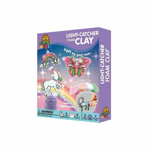 Milla Toys Kreativni set Napravi svoje led lampice Duga, jednorog i leptir