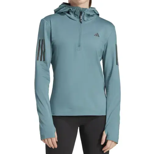 Adidas Ženska dukserica OTR B WIN HZ, Petrolej