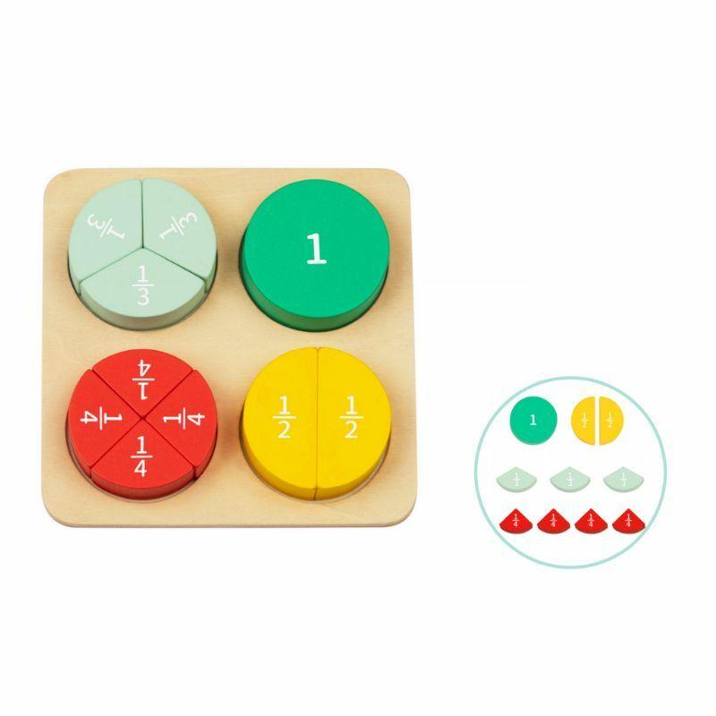 Tooky Toy Drvene Puzzle Razlomci