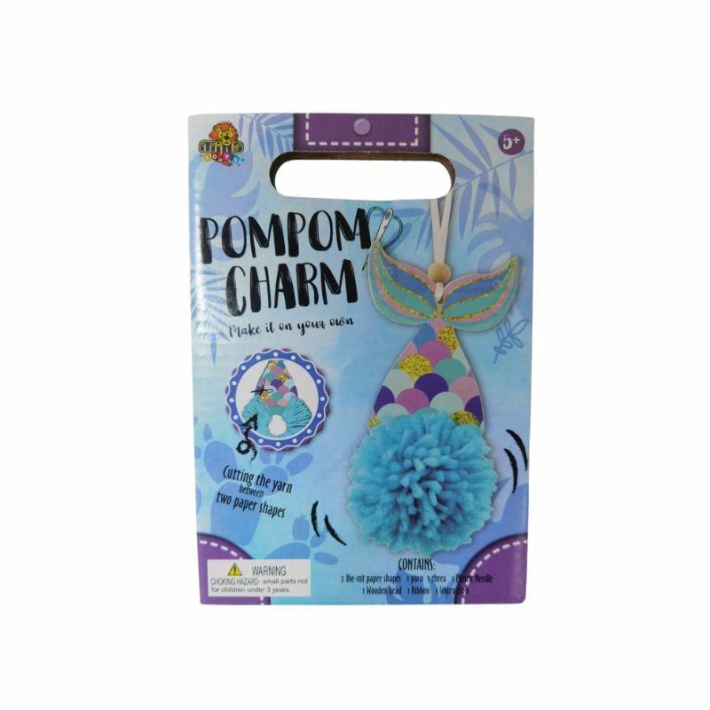 Milla Toys Kreativni set Napravite svoj privezak za ključeve Sirena pompom SS-19-6003