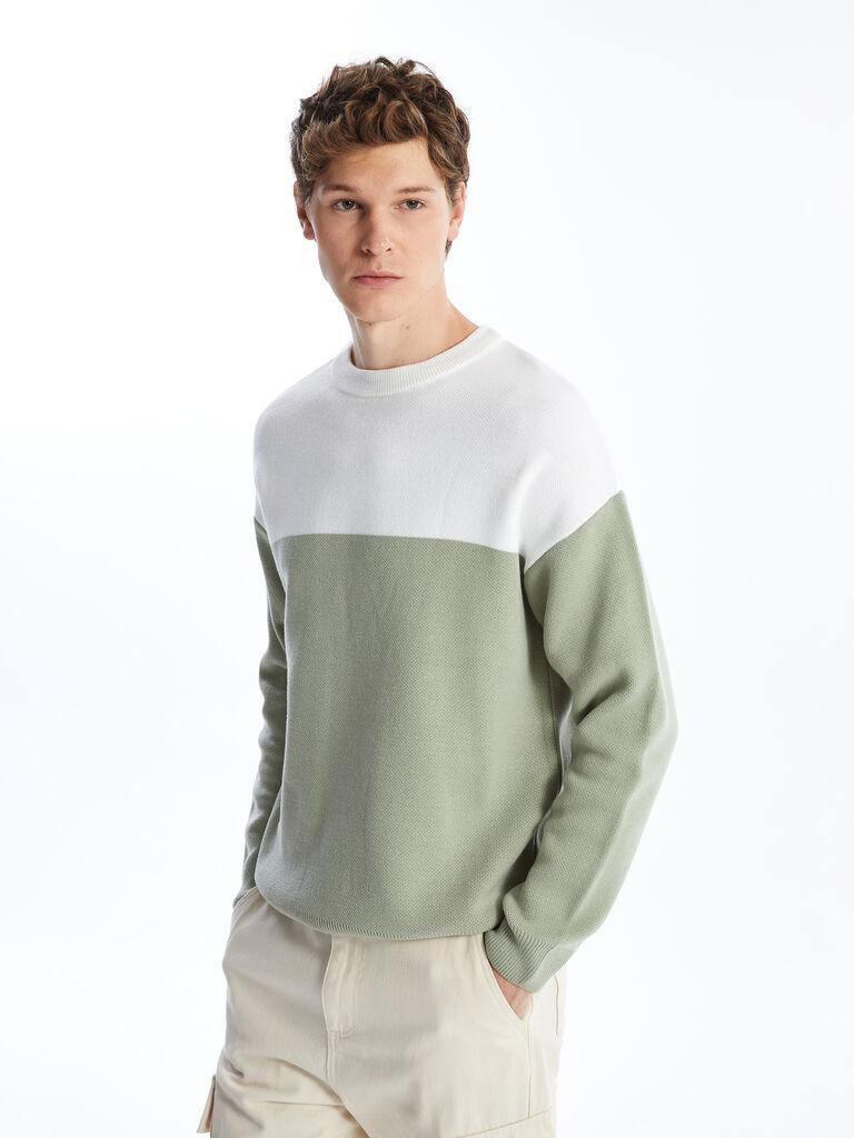 LC Waikiki Muški džemper W40214Z8-J1W, Zeleni