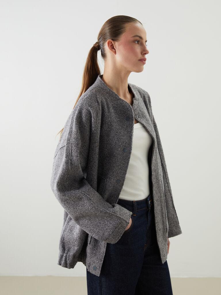 LC Waikiki Ženska jakna  W50798Z8-JMD, Siva