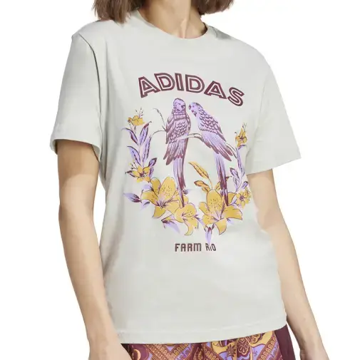 Adidas Ženska majica Farm, Kratki rukav, Bela