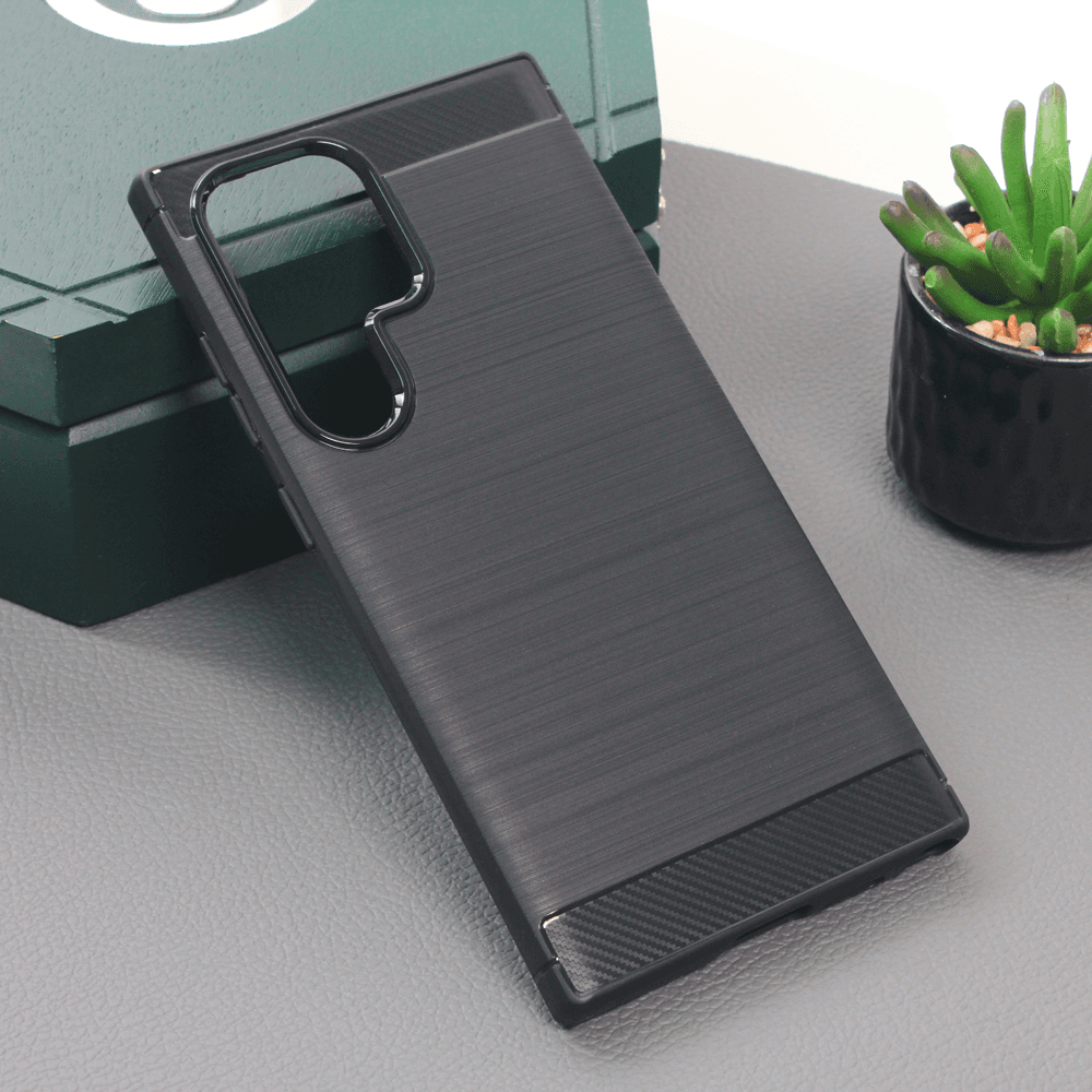 Maska za mobilni telefon Samsung Galaxy S24 Ultra DEFENDER SAFEGUARD, Crna