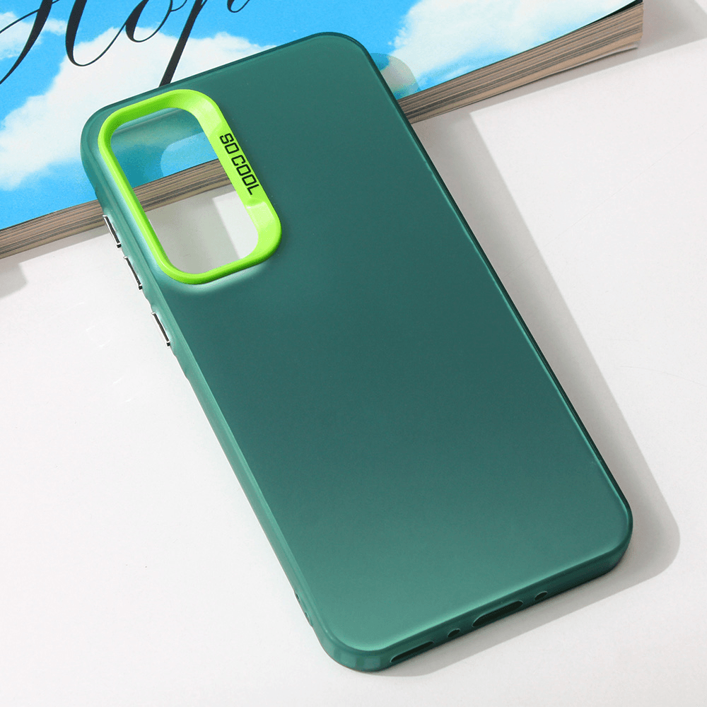 Maska za mobilni telefon Samsung Galaxy A35 5G CLEAR, Zelena