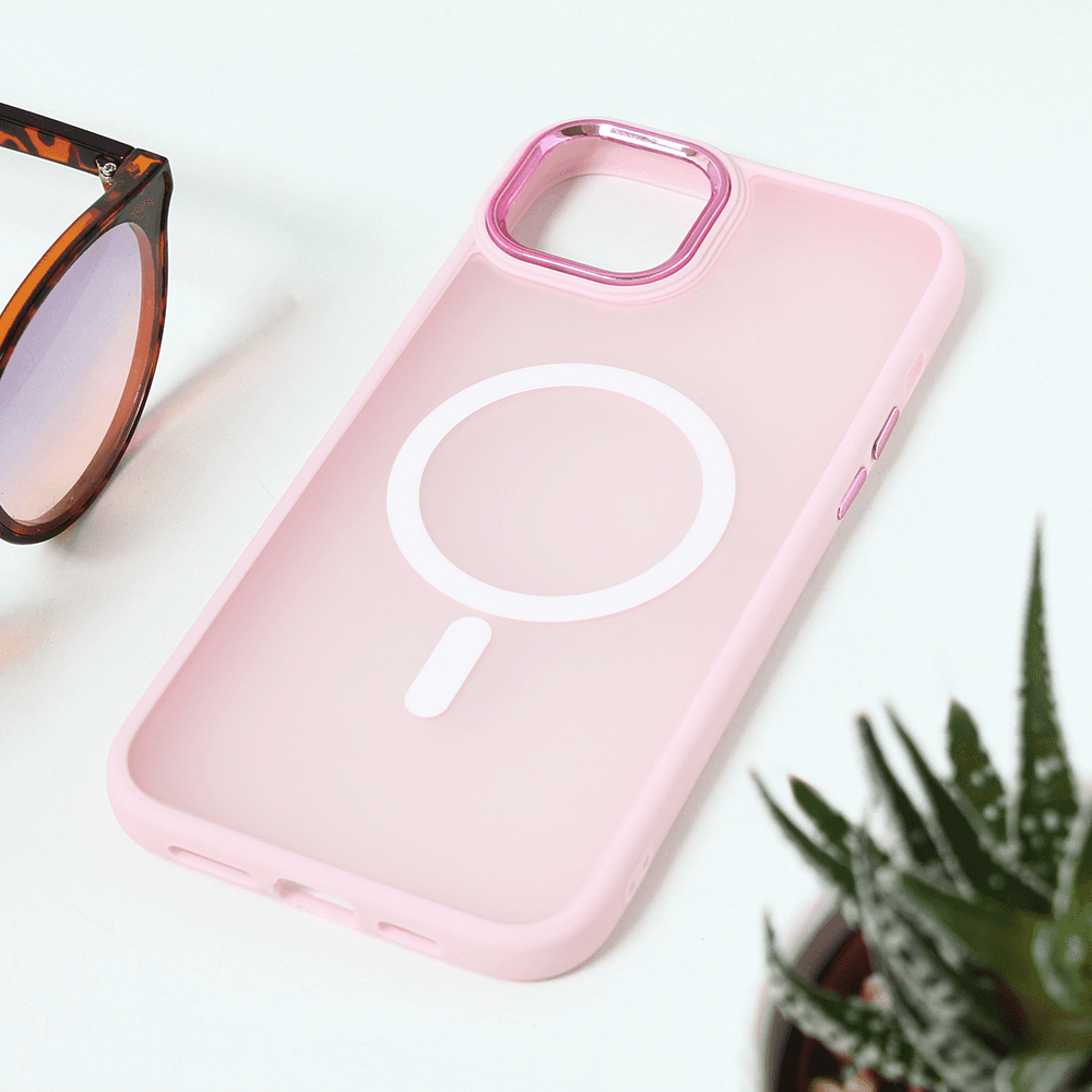 Maska za mobilni telefon iPhone 15 Plus COLORFUL, Magsafe, Roze