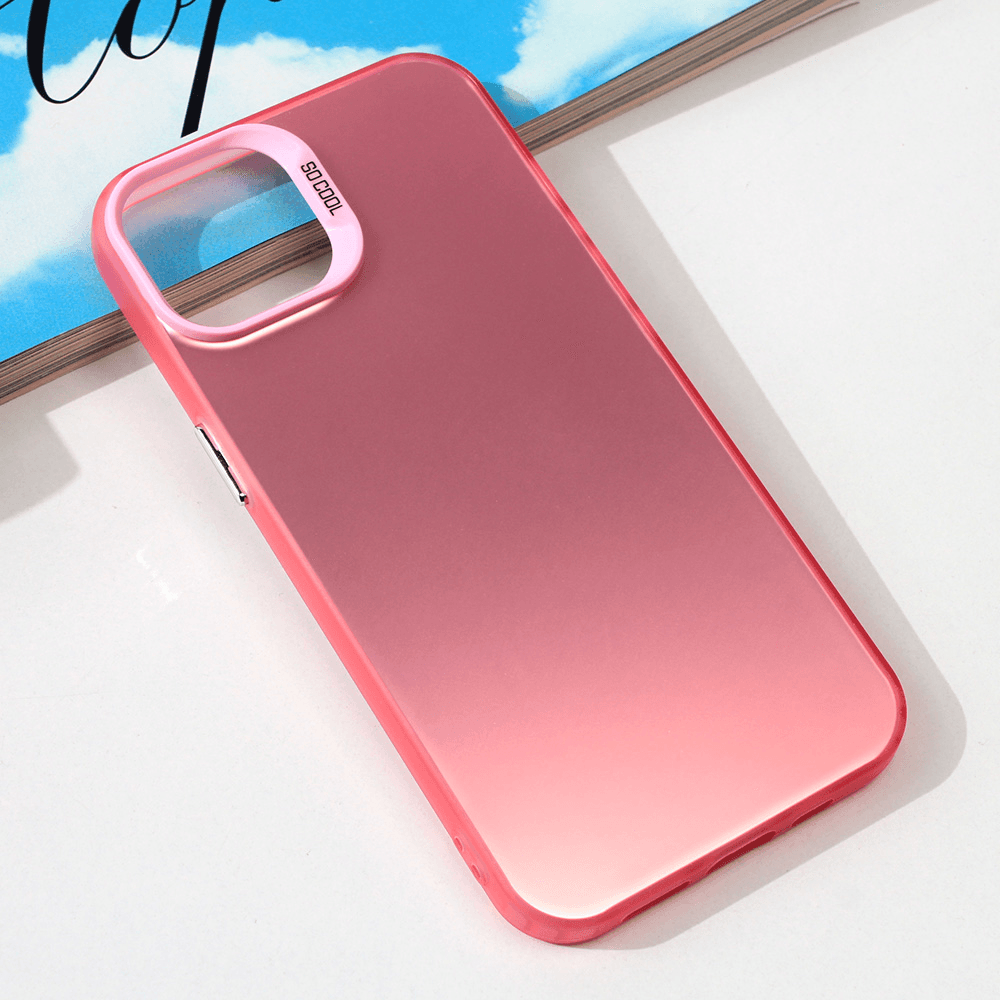 Maska za mobilni telefon iPhone 15 CLEAR, Roze