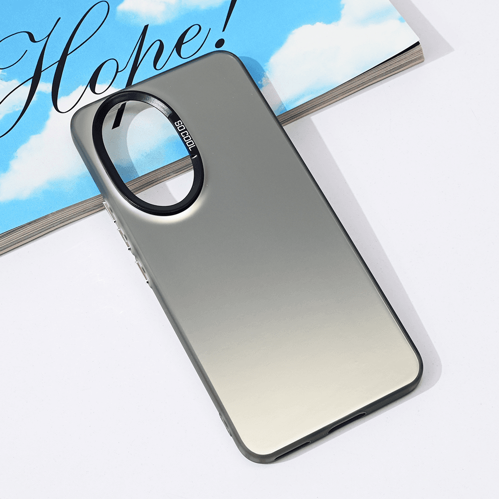 Maska za mobilni telefon Honor 200 CLEAR, Crna
