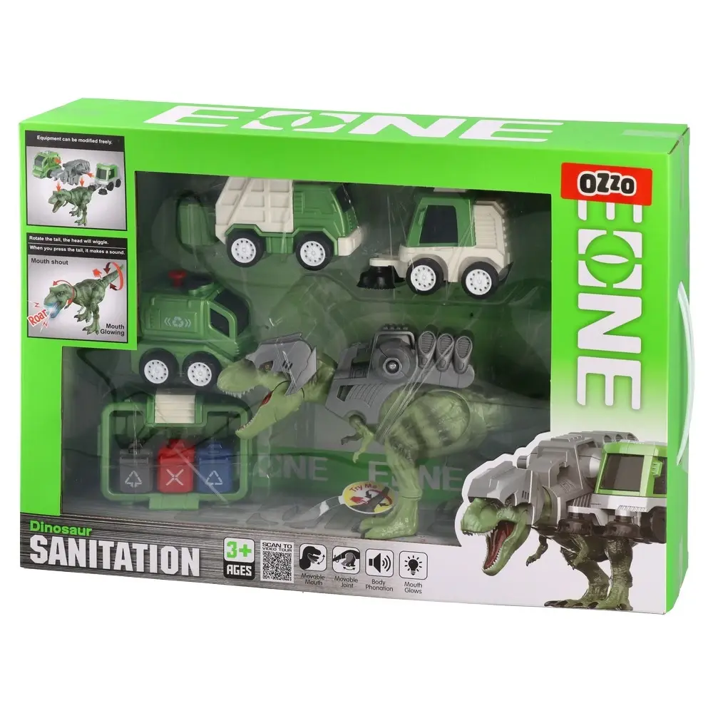 OZZO Igračka set dinosaurus EONE, Zelena