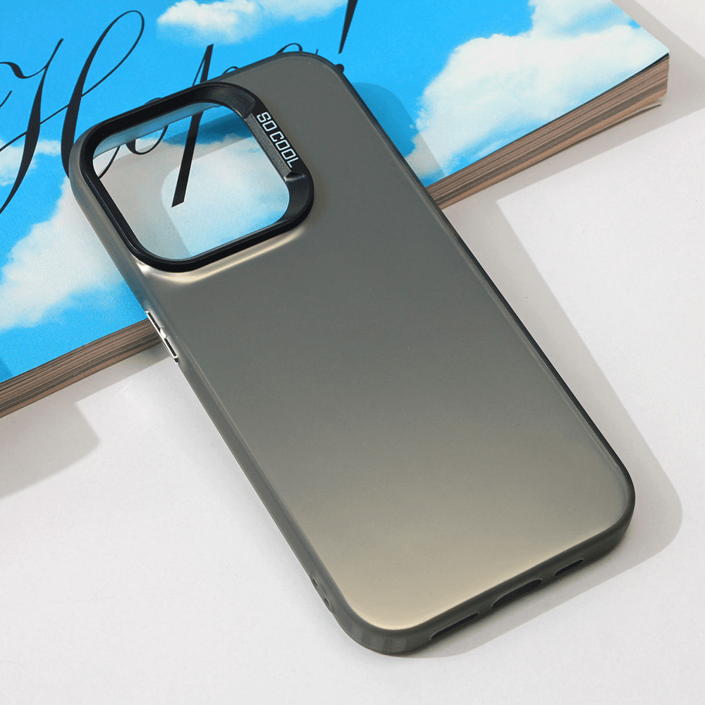 Maska za mobilni telefon iPhone 15 Pro CLEAR, Crna