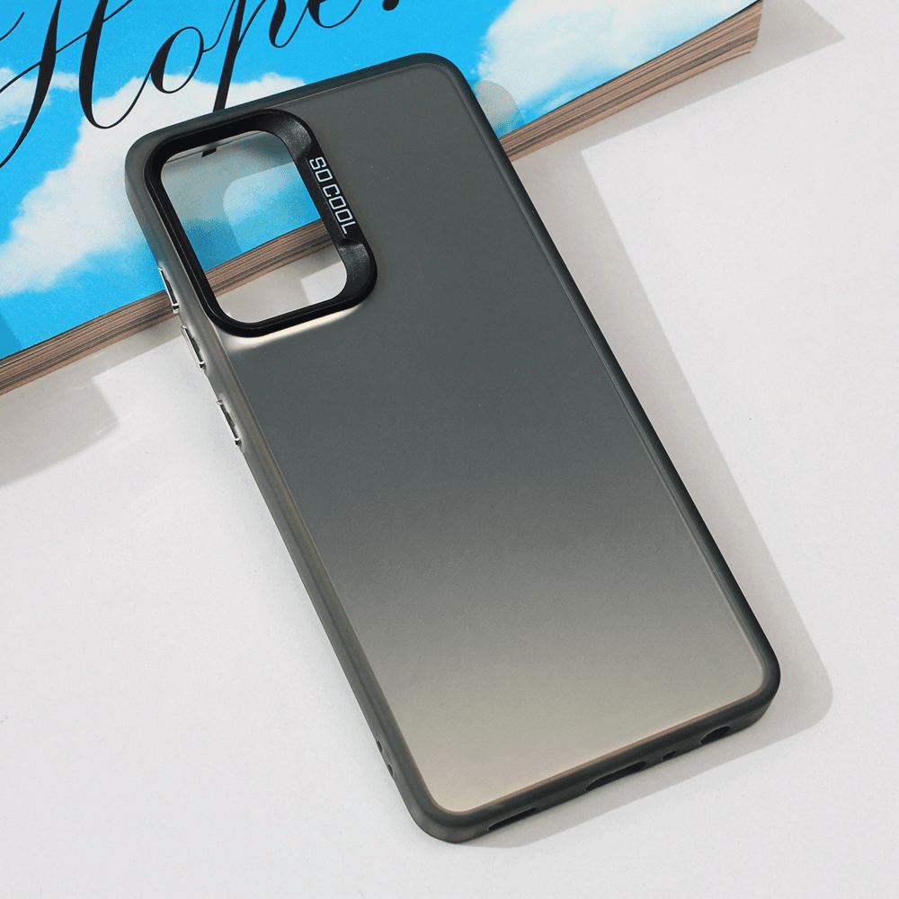 Maska za mobilni telefon Samsung Galaxy A52 4G/A52 5G/A52s 5G CLEAR, Crna