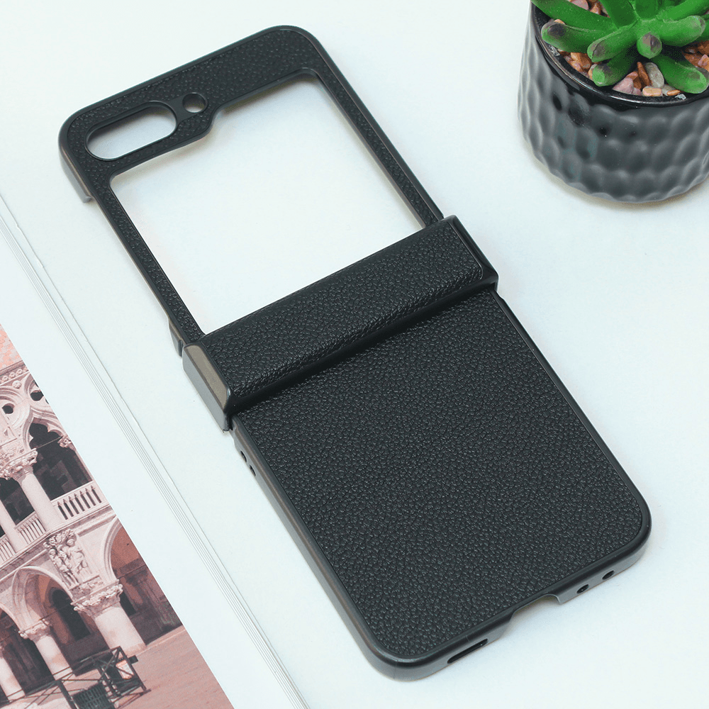 Maska za mobilni telefon Samsung Galaxy Z Flip 5 HANMAN CANVAS ORG, Crna