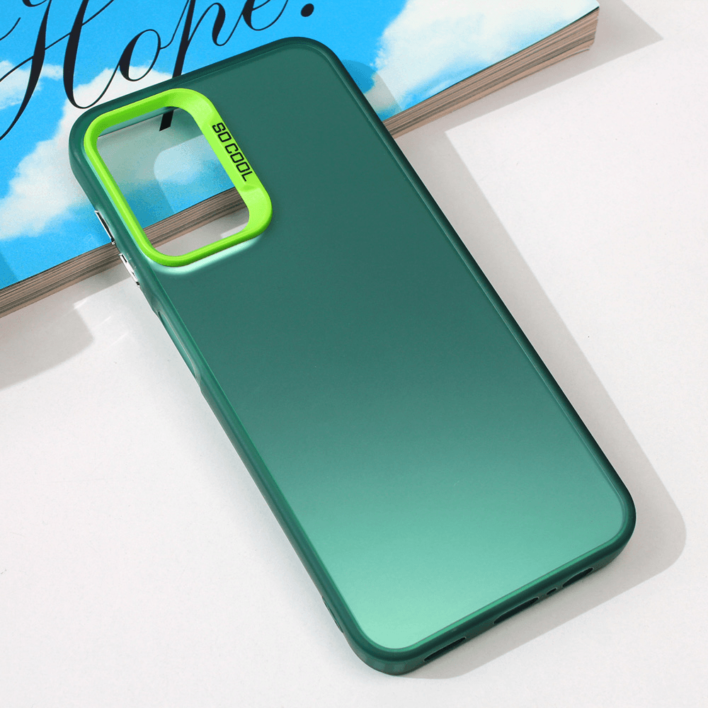 Maska za mobilni telefon Samsung Galaxy A14 5G CLEAR, Zelena
