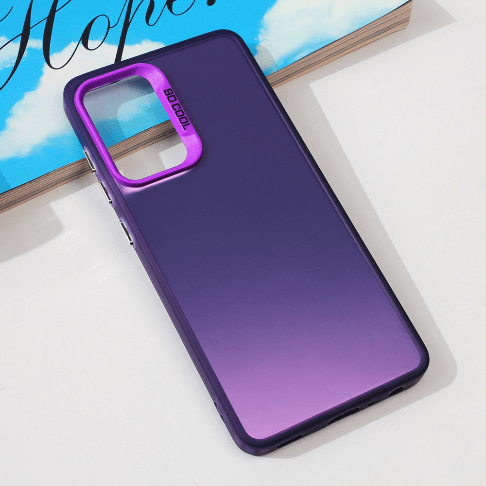 Maska za mobilni telefon Samsung Galaxy A52 4G/A52 5G/A52s 5G CLEAR, Ljubičasta