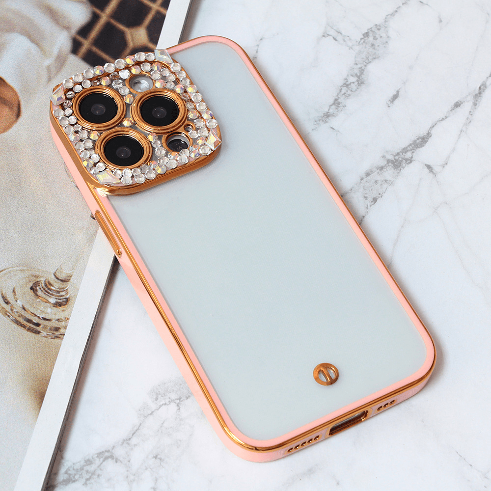 Maska za mobilni telefon iPhone 15 Pro CIRKON CAMERA, Roze